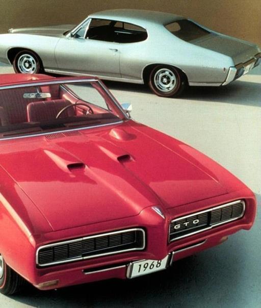 1968 Pontiac GTO Convertible and Hardtop.